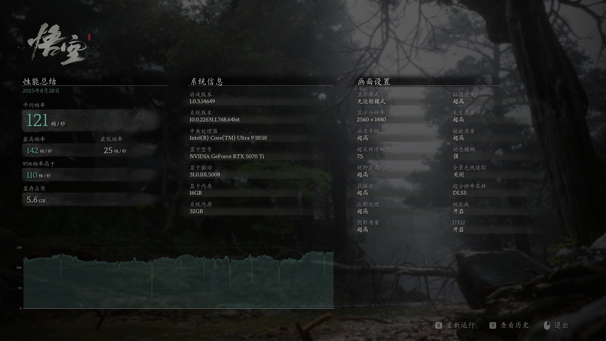 黑神话悟空性能测试